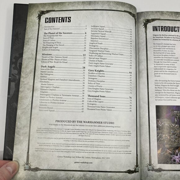 Psychic Awakening Ritual of the Damned Hardcover Book Warhammer 40k - Picture 7 of 8